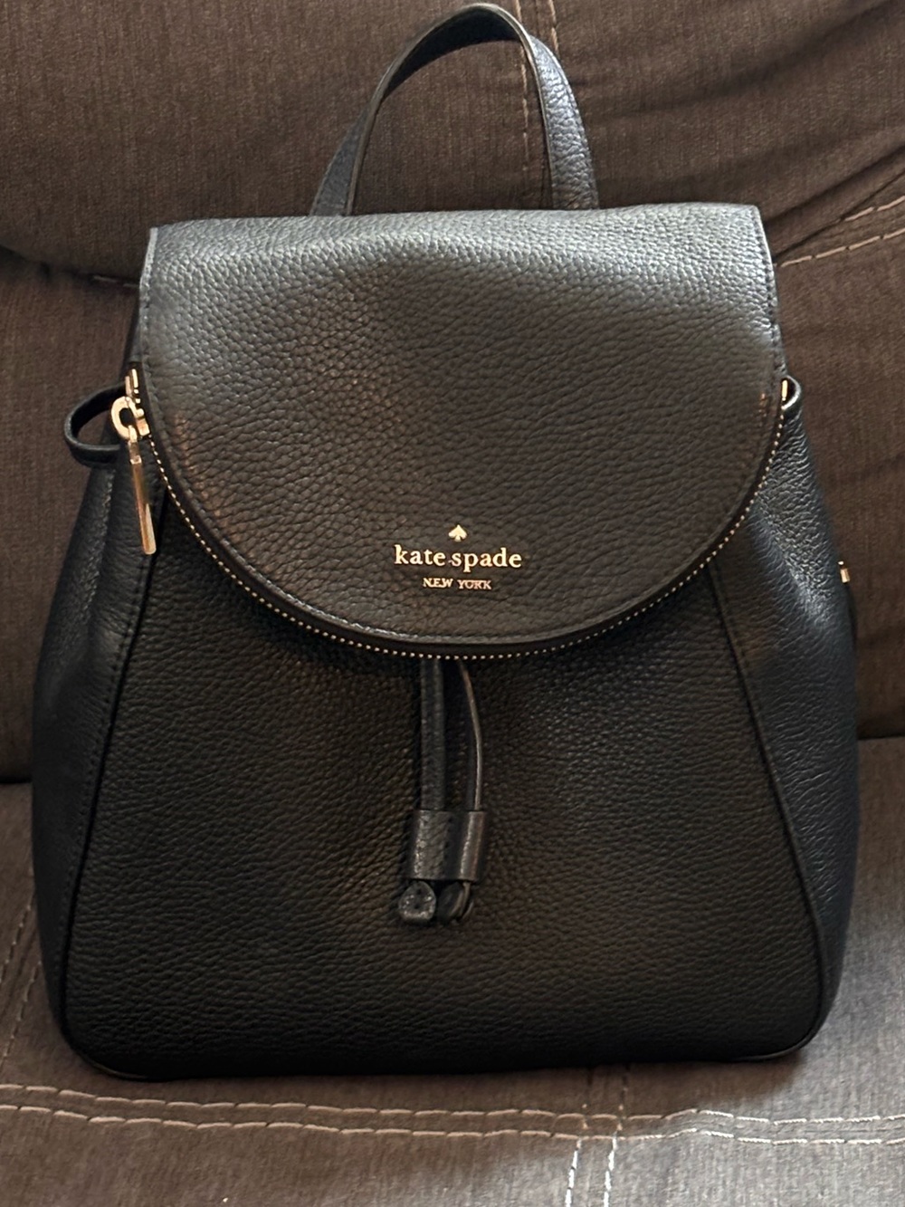 kate spade ♠️ pebbled leather backpack - Picture 1 of 10